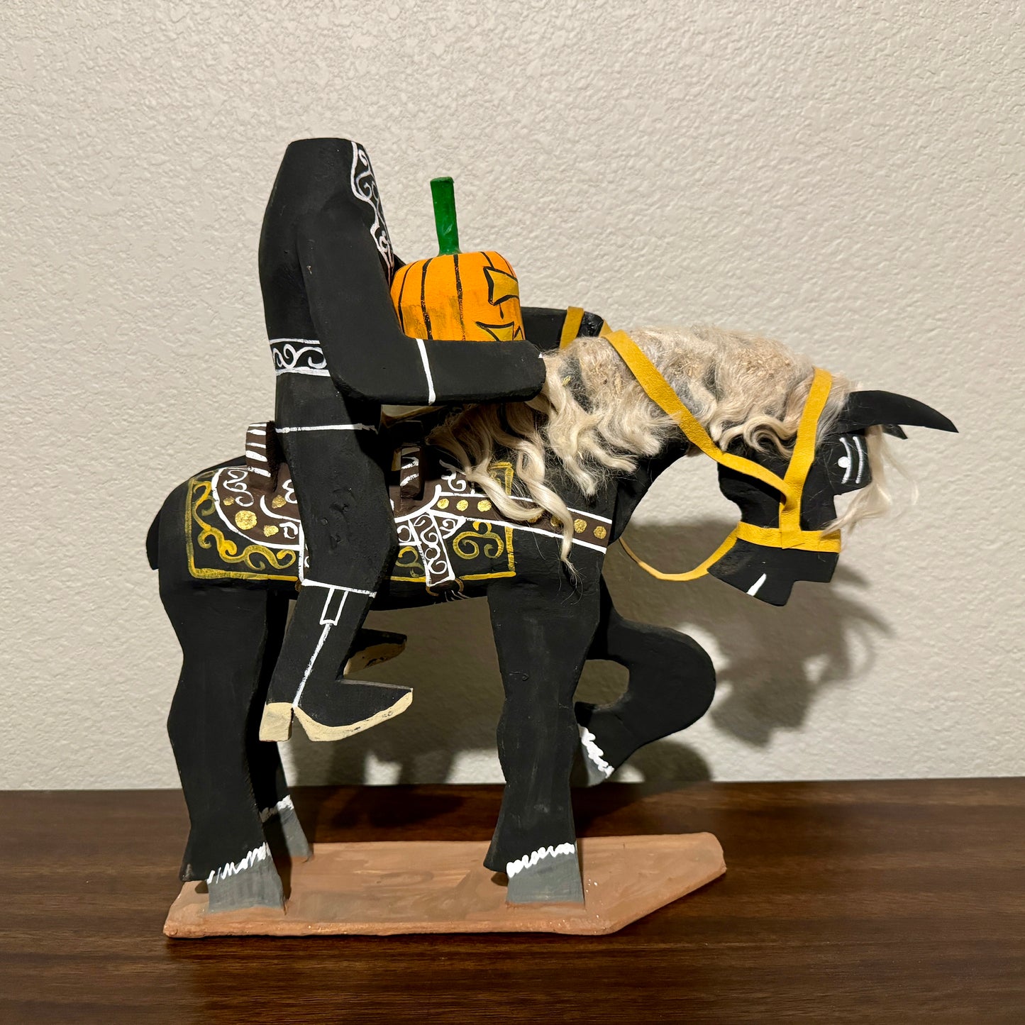 Navajo Folk Art Halloween Headless Horseman By Delbert Buck Native American